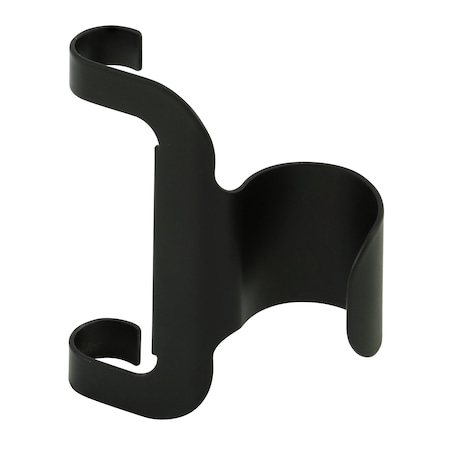 Prime-Line High Security Door Lock Finger Pull w/ Adhesive, Aluminum Construction, Matte Black MP114498